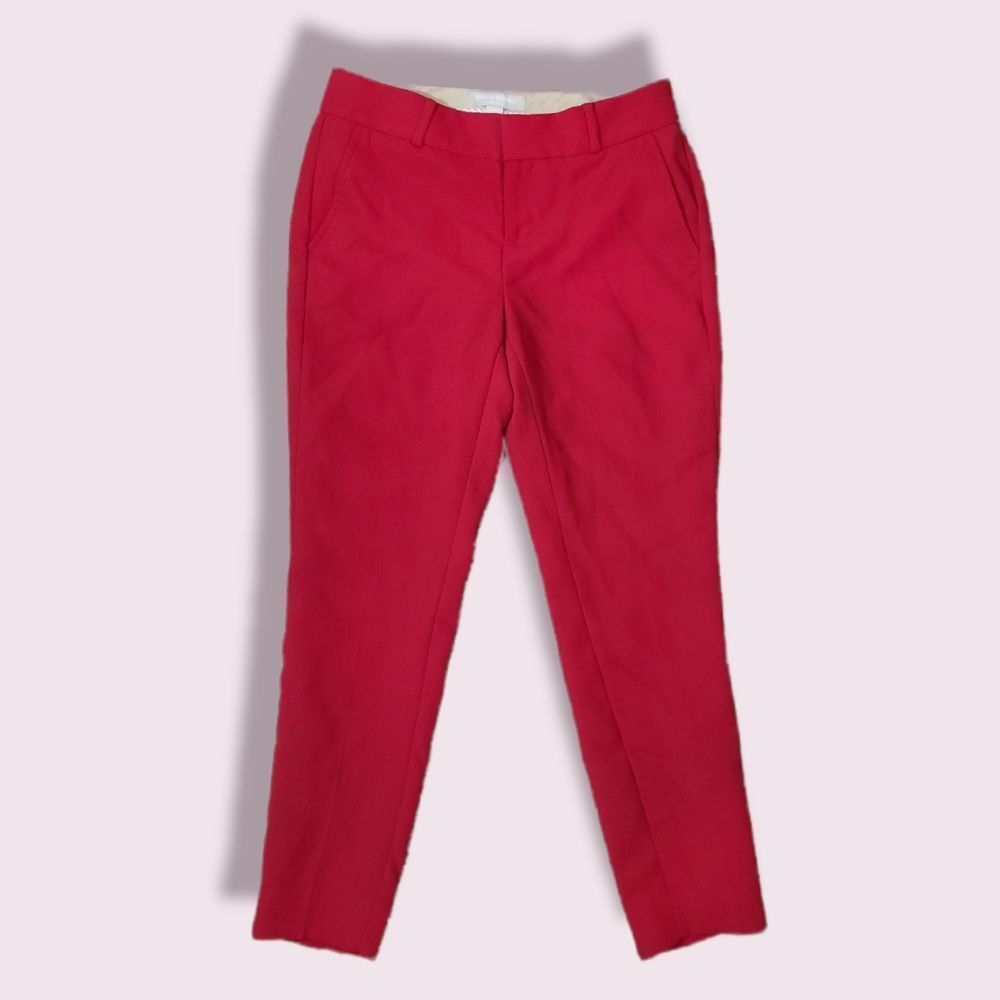 Banana Republic | Red Martin Fit Ankle Dress Pants Sz 0P